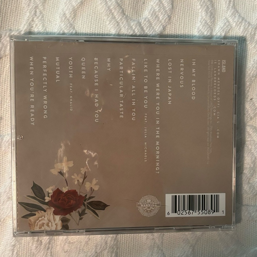 Shawn Mendez in my blood Album CD - Picture 2 of 2